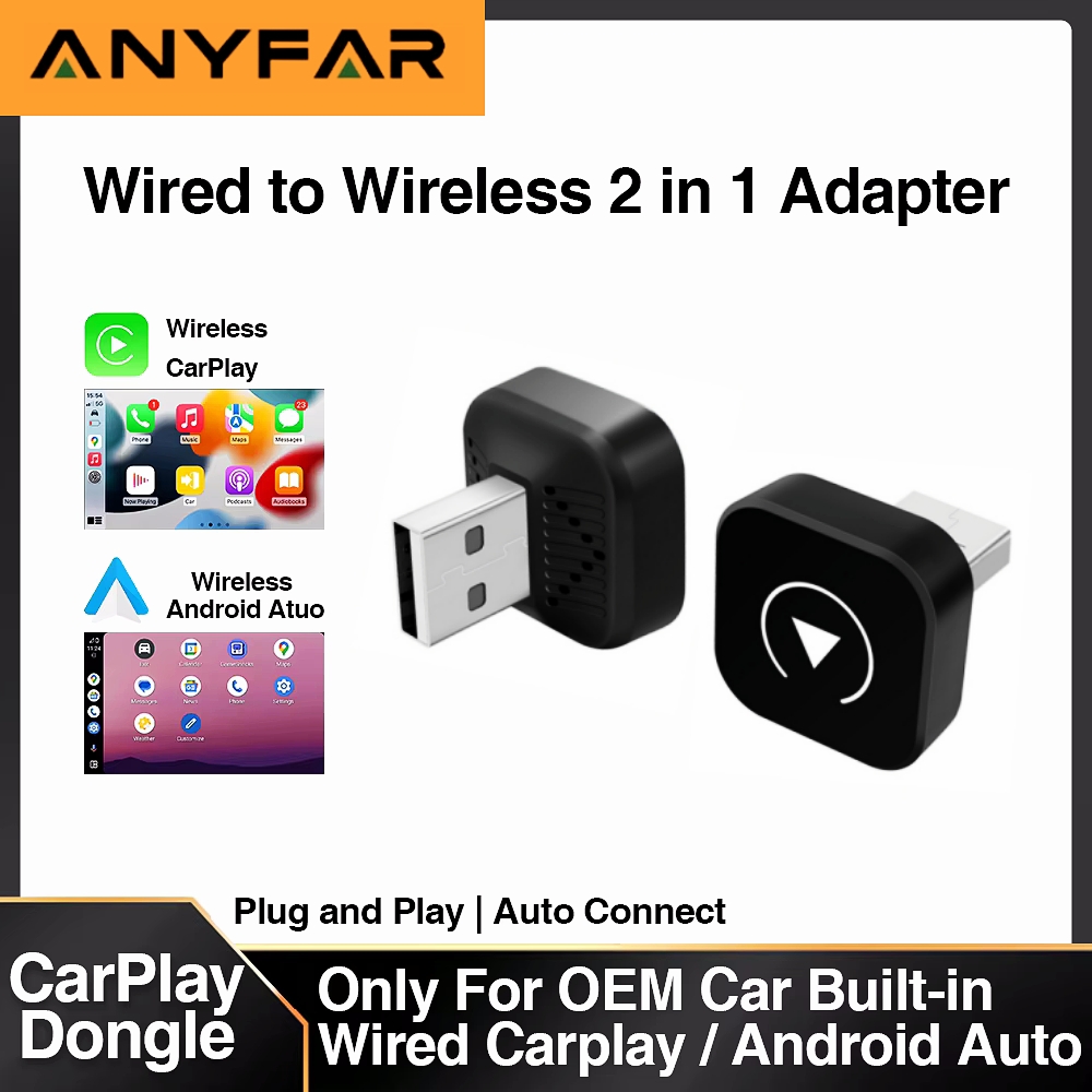 Smart Home Usb - Nuevo adaptador inalámbrico CarPlay Android Auto,