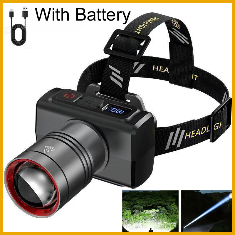 Motion Sensor Light - Linterna Frontal LED Recargable 2026, Súper