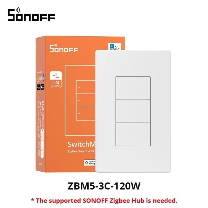 Smart Home Google - Interruptor de Pared Inteligente Zigbee M5