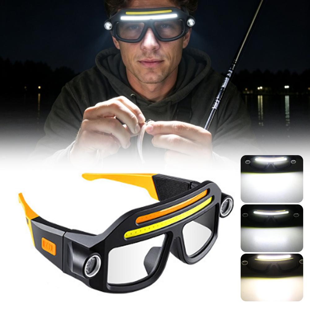 Motion Sensor Light - Linterna frontal estilo gafas XTE, recargable,