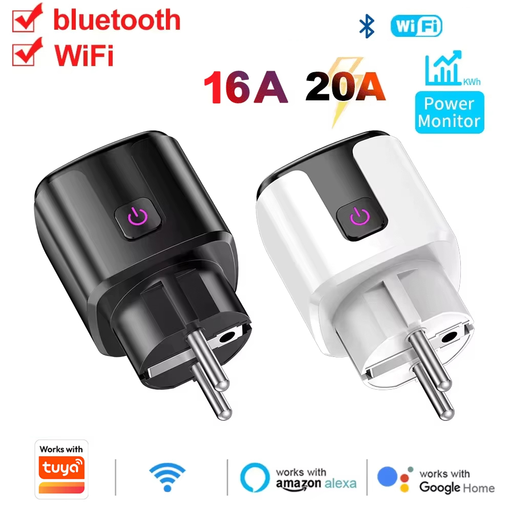 Smart Home Europe - Enchufe inteligente WiFi EU compatible con