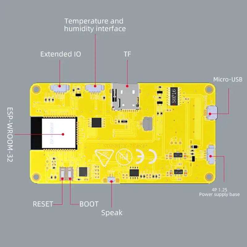 Smart Home Monitoring - Módulo de Pantalla LCD Inteligente ESP32-3248S035