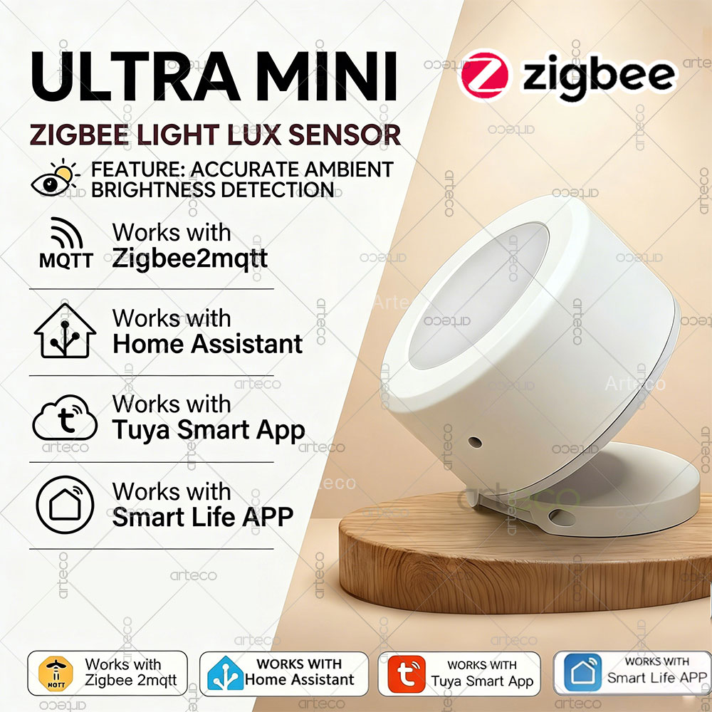 Sensor de luz Ultra Mini Zigbe - Smart Home Monitoring reseña y precio