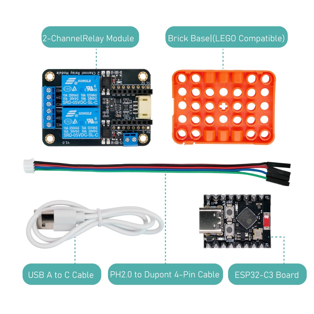 Módulo de relé de 2 canales, e - Smart Home Kit For Arduino reseña y precio