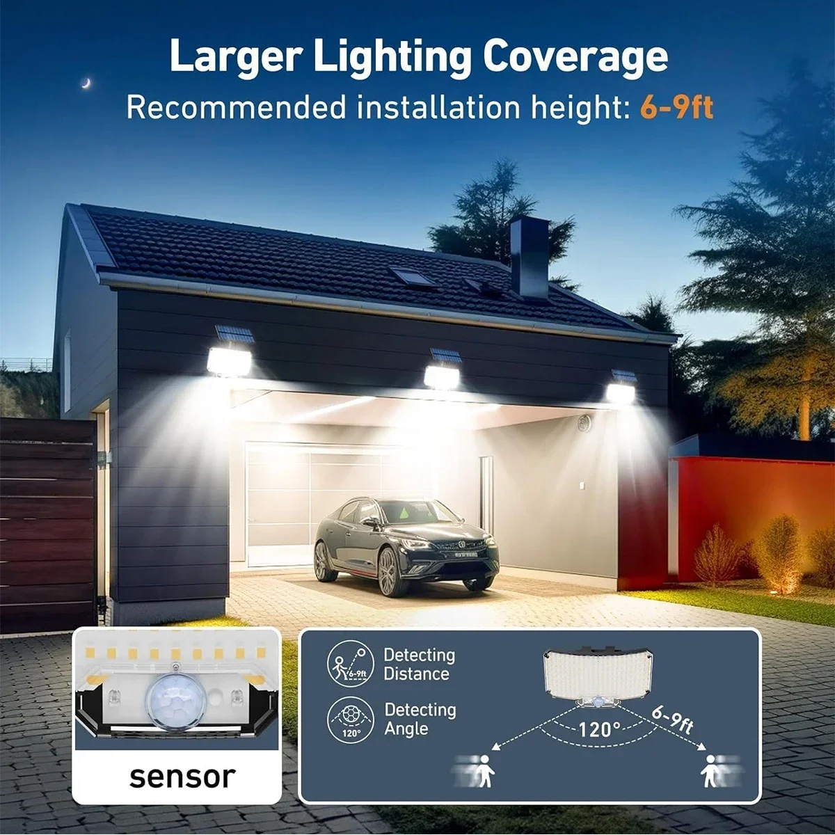 Luces Solares para Exteriores  - Motion Sensor Light reseña y precio