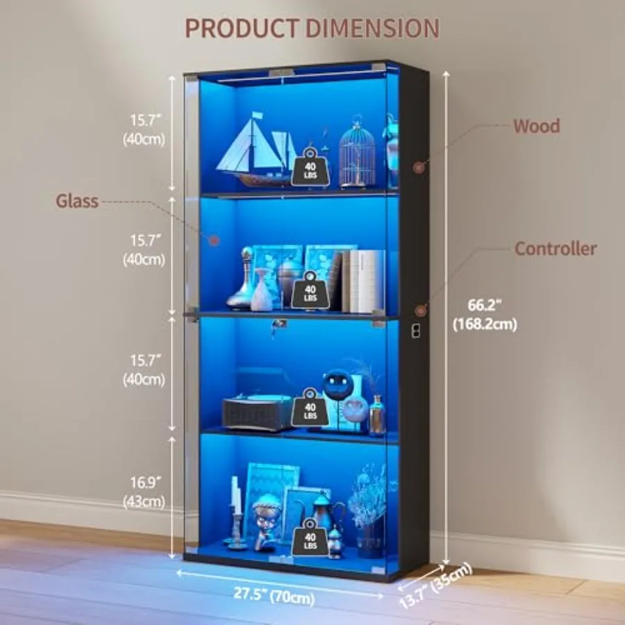 Vitrina de cristal con cerradu - Motion Sensor Light reseña y precio