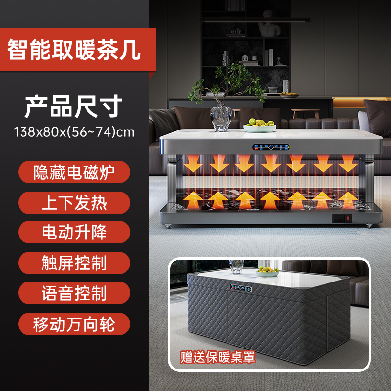 Mesa calefactora eléctrica con - Smart Home Xl reseña y precio
