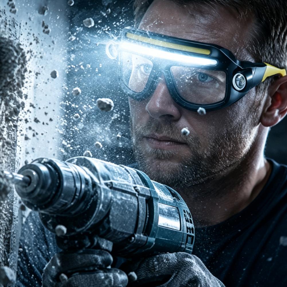 Linterna frontal estilo gafas  - Motion Sensor Light reseña y precio
