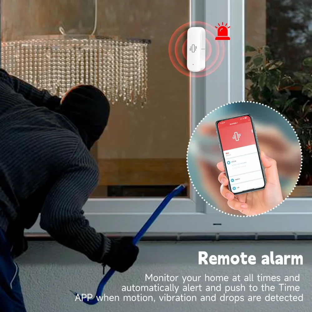 Sensor de vibración inteligent - Smart Home Monitoring reseña y precio