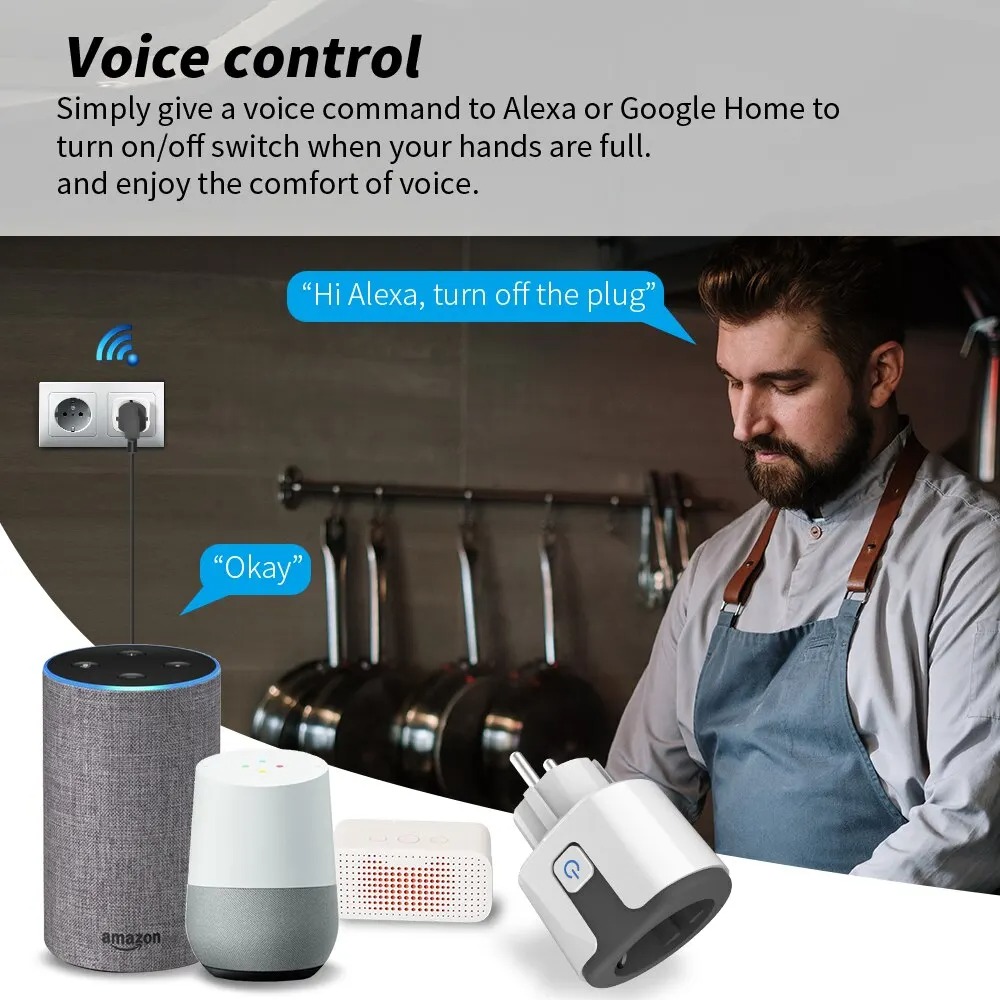 Enchufe inteligente WiFi EU co - Smart Home Europe reseña y precio