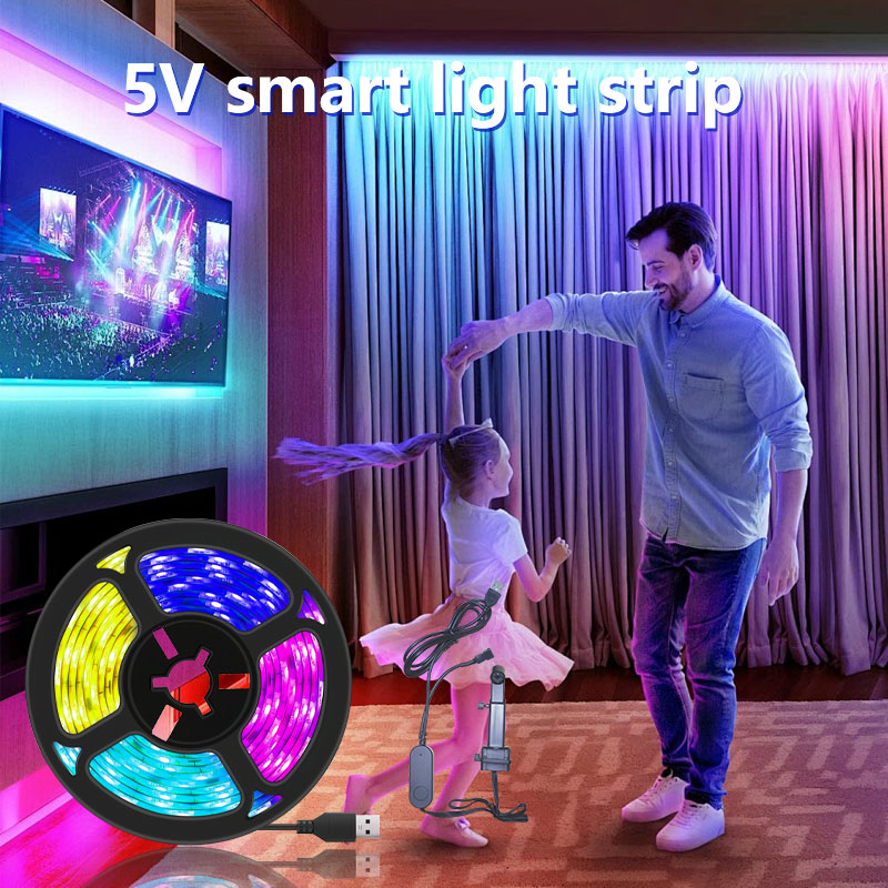 Tira de Luces LED RGB Intelige - Smart Home Usb reseña y precio