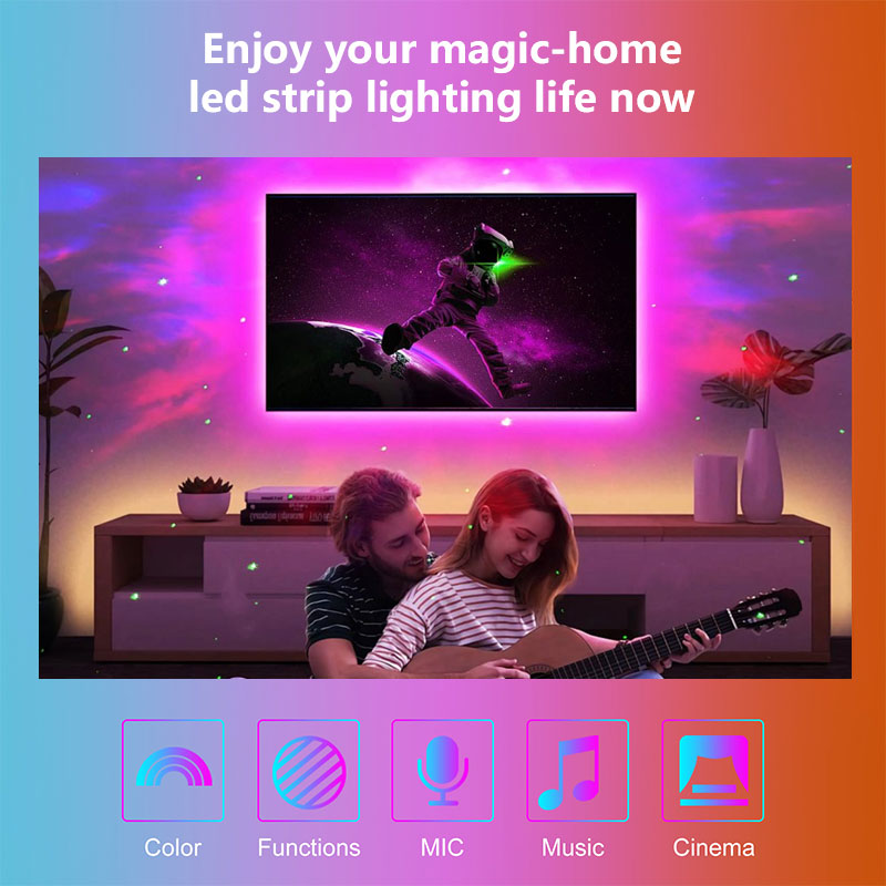 Tira de Luces LED RGB Intelige - Smart Home Usb reseña y precio
