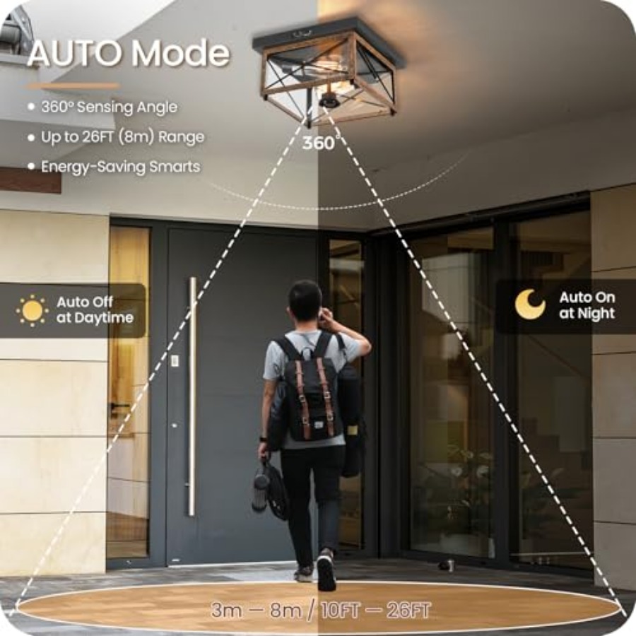 Lámpara de Techo Exterior con  - Motion Sensor Light reseña y precio