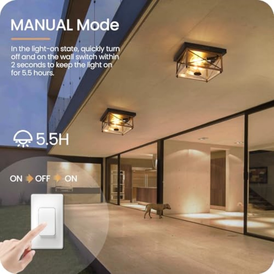 Lámpara de Techo Exterior con  - Motion Sensor Light reseña y precio