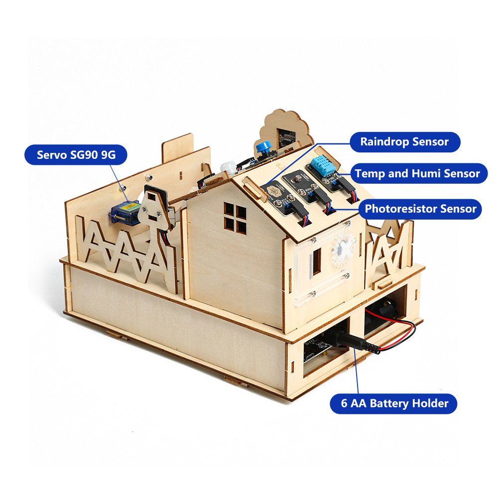 ACEBOTT-Kit de casa inteligent - Smart Home Kit For Arduino reseña y precio