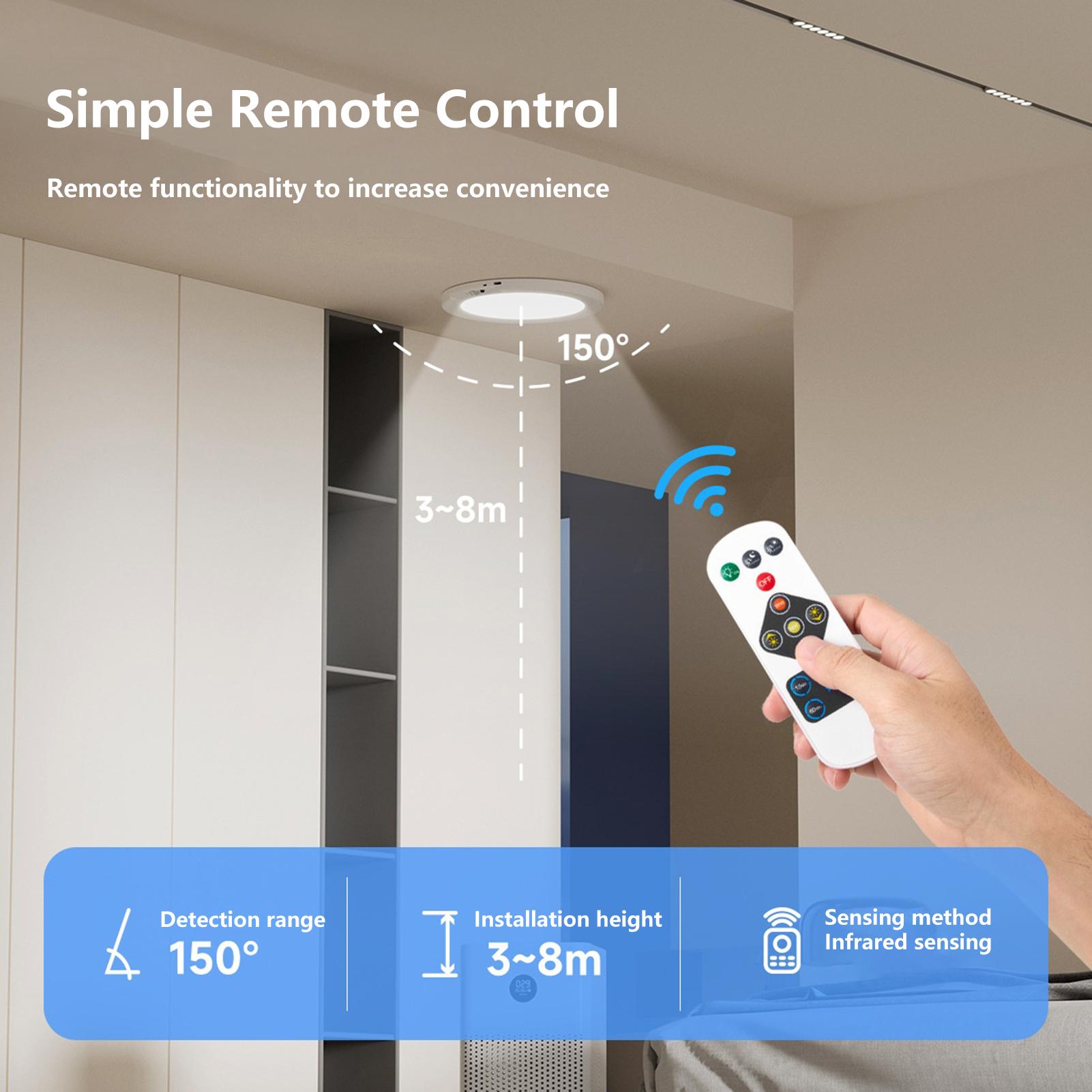 Luz de techo con sensor de mov - Motion Sensor Light reseña y precio
