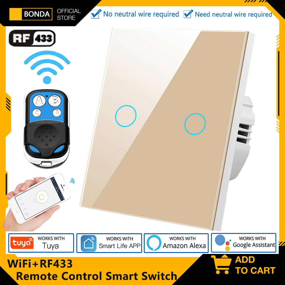 Tuya EU WiFi + RF433 interrupt - Smart Home Europe reseña y precio