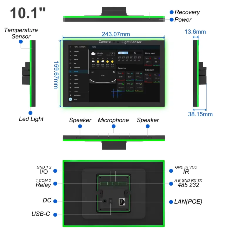Panel Inteligente para el Hoga - Smart Home Monitoring reseña y precio