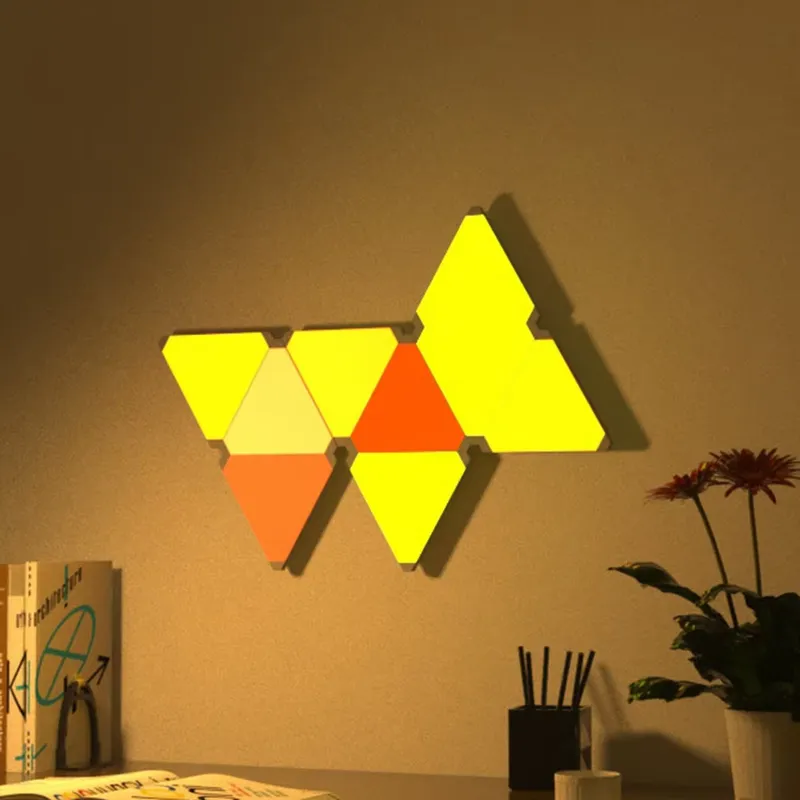 Luces LED triangulares Banqcn  - Smart Home Google reseña y precio